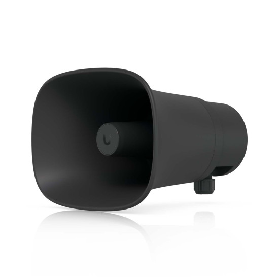 Difuzor tip goarnă AI PoE UniFi Ubiquiti pentru exterior 120 dB, UP-AI-Horn-Speaker-B